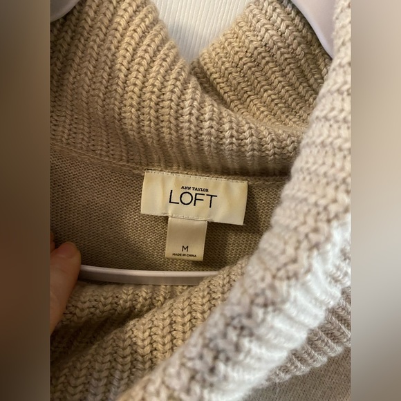 Ann Taylor Loft Cowl Neck Sweater - Picture 3 of 4